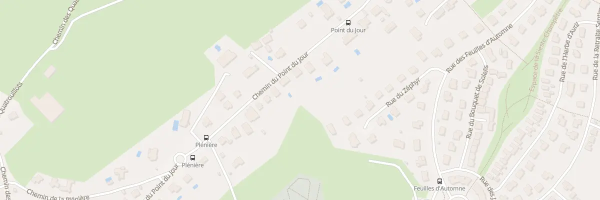 Plan du 42 Che du Point du Jour à Besançon