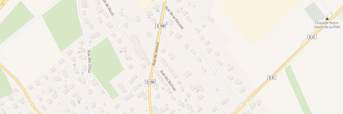 Plan du 38 Rue de Vesoul à Voray-sur-l’Ognon