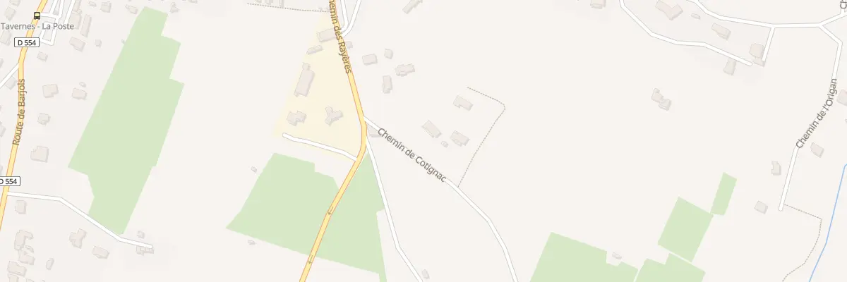 Plan du 73 Che de Cotignac à Tavernes