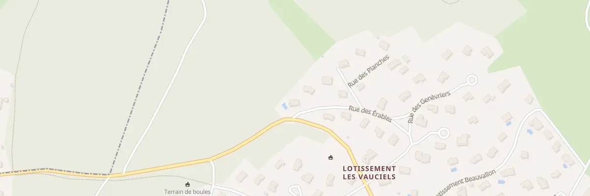 Plan du 23 Lot les Vauciels à Tallenay