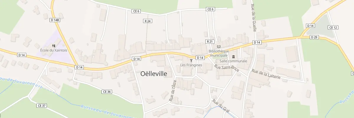 Plan du 331 Rue Clément de Boulay à Oëlleville