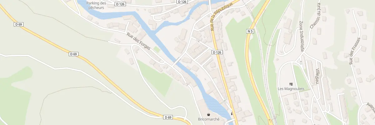 Plan du 2 Rue Gambetta à Hauts de Bienne