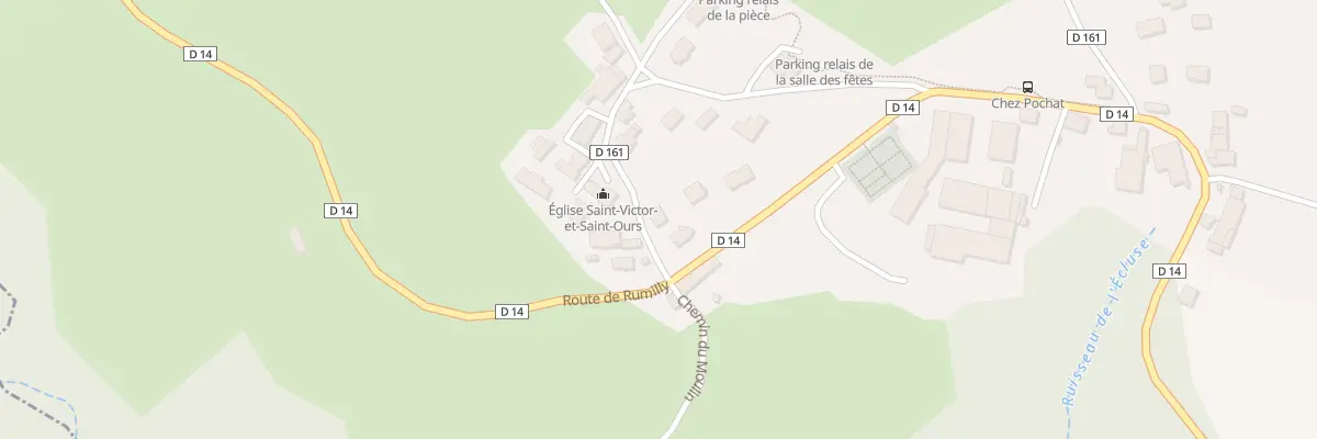 Plan du 55 Rte de l’Église à Viry