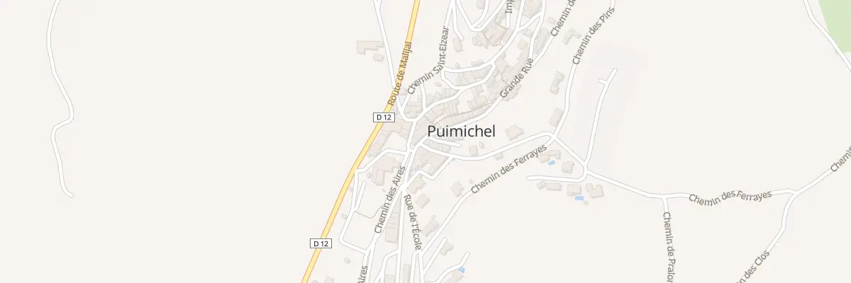 Plan du 7004 Le Village à Puimichel