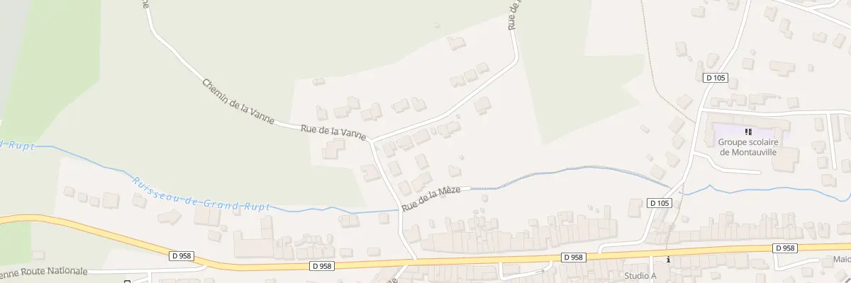 Plan du 194 Rue de la Mèze à Montauville