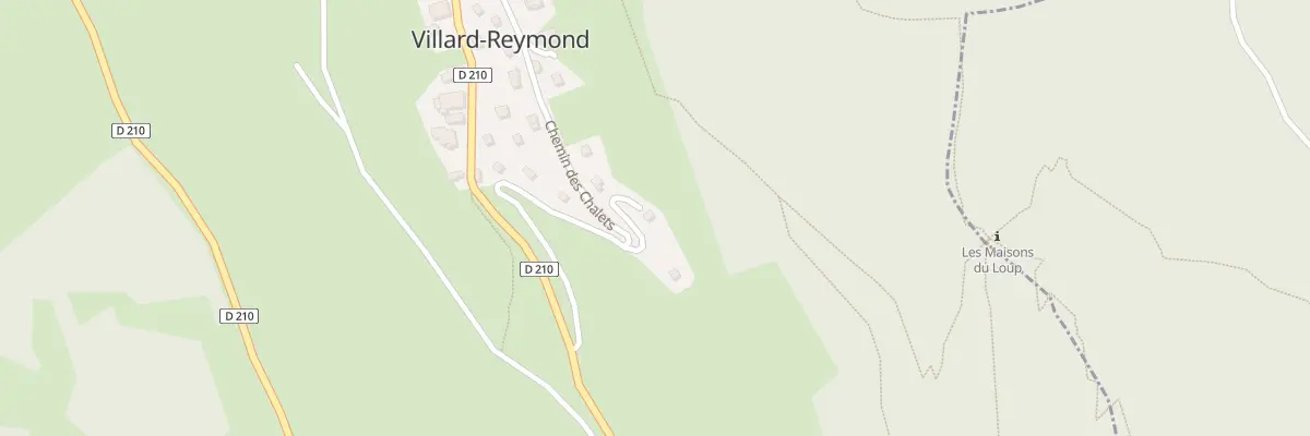 Plan du 5051 A la Miariaz à Villard-Reymond