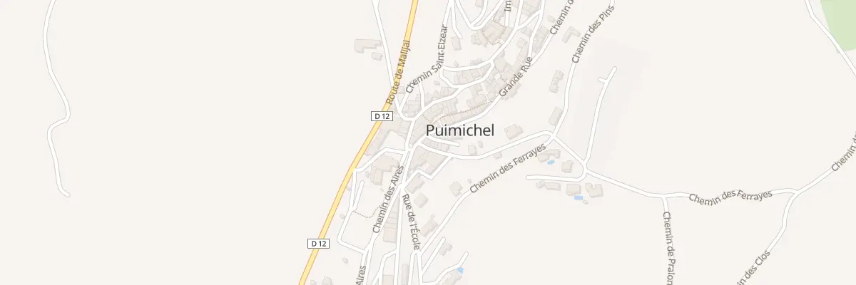 Plan du 5138 Le Village à Puimichel
