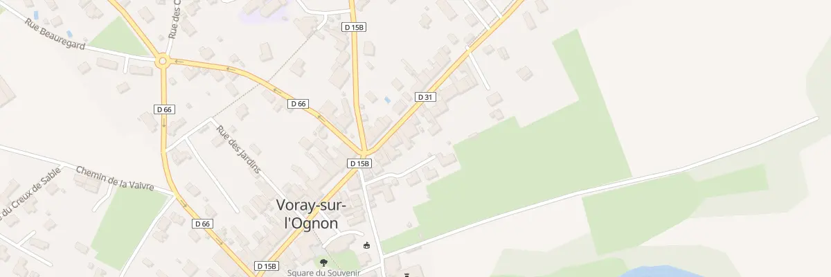 Plan du 12 Rue de la Chapelle à Voray-sur-l’Ognon
