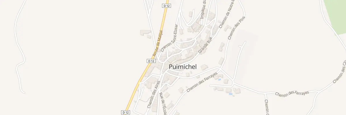 Plan du 14 Rue du 14 Juillet à Puimichel