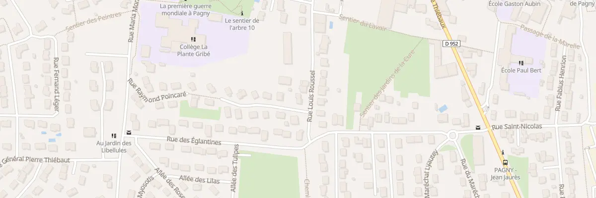 Plan du 8A Rue Louis Roussel à Pagny-sur-Moselle