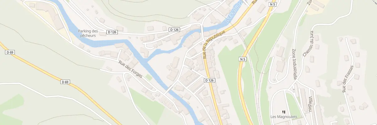 Plan du 5 Rue Victor Considerant à Hauts de Bienne