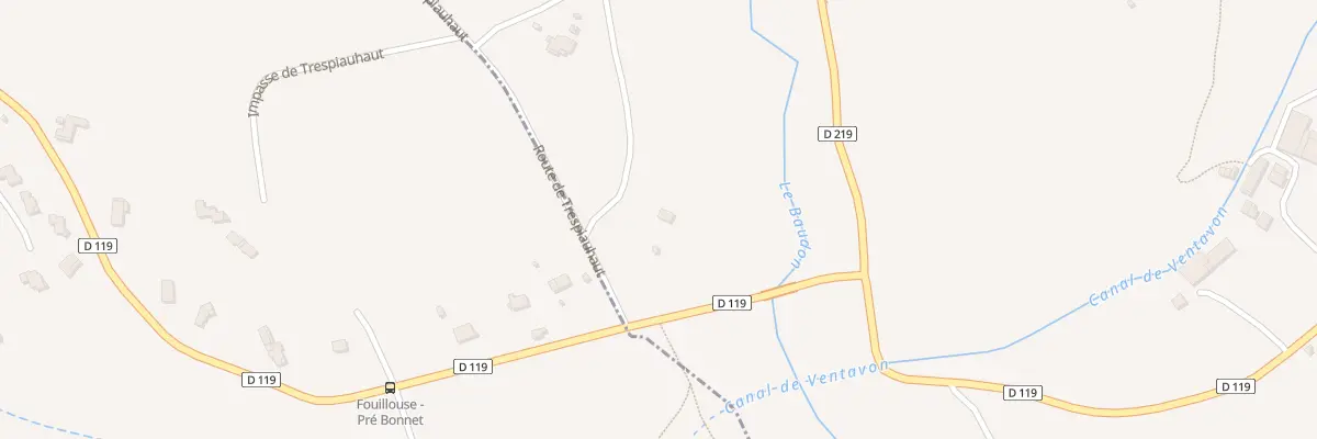 Plan du 25 Rte de Trespiauhaut à Tallard