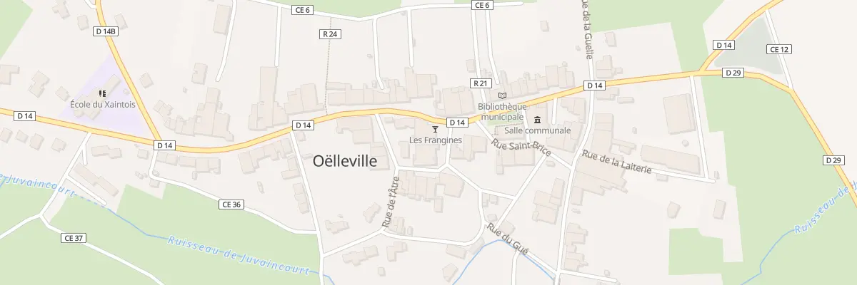 Plan du 16 Rue du Gué à Oëlleville