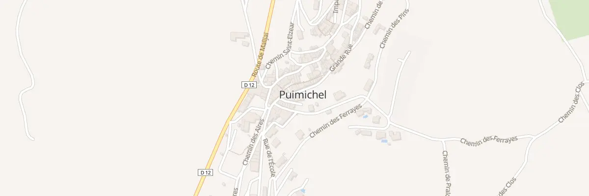Plan du 5080 Le Village à Puimichel