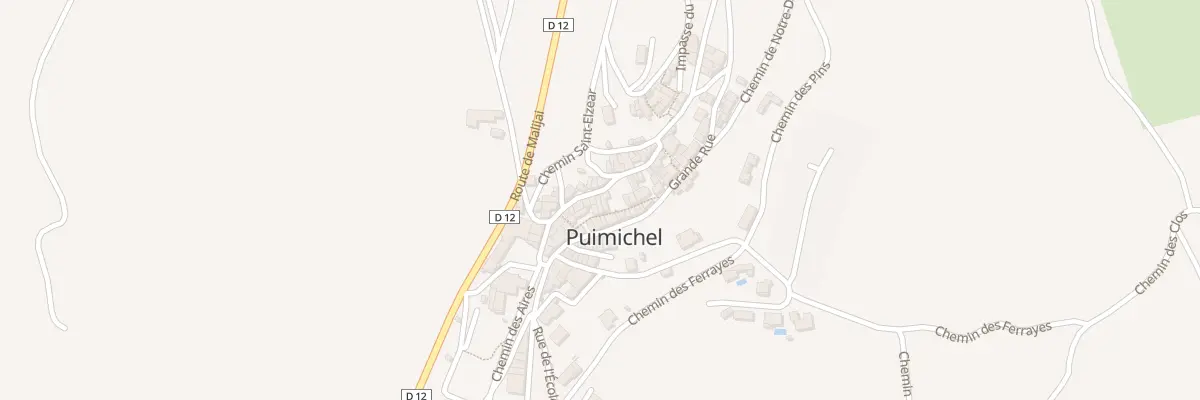 Plan du 5070A Le Village à Puimichel