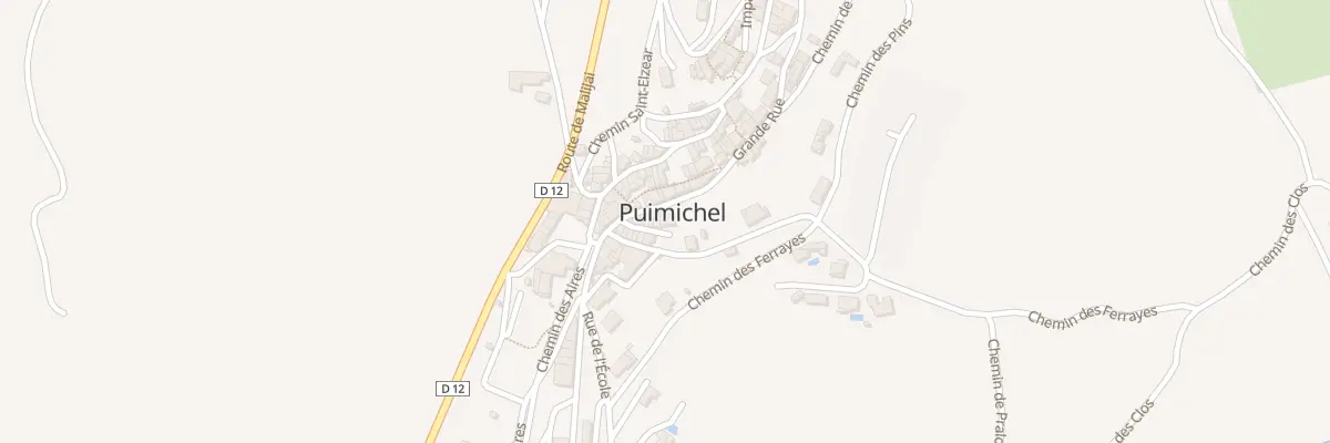 Plan du 7002 Le Village à Puimichel