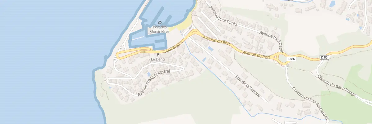 Plan du 241 Av Frédéric Mistral au Pradet