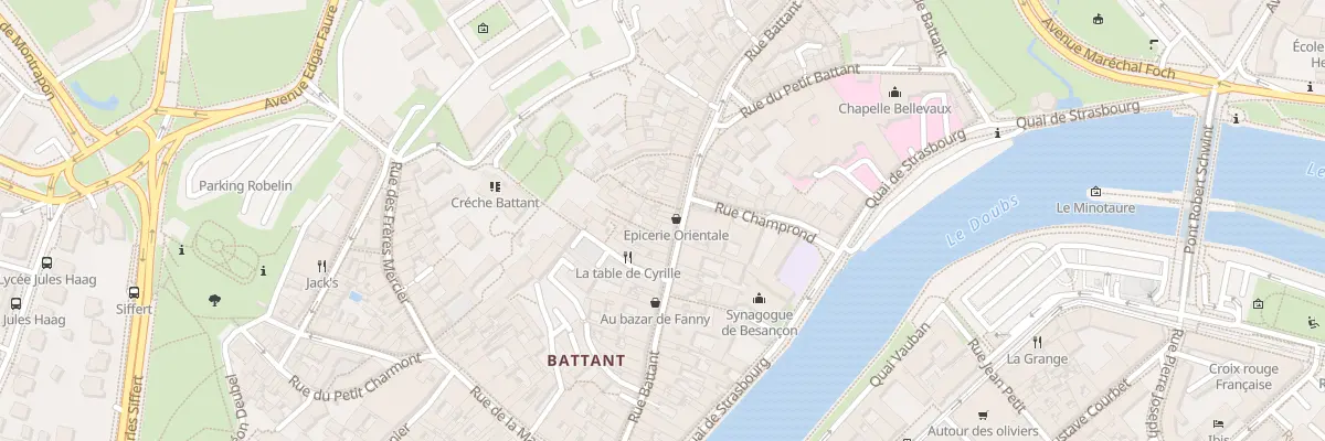 Plan du 49 Rue Battant à Besançon