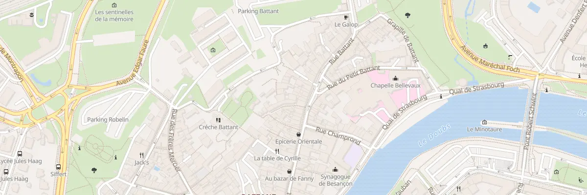 Plan du 67B Rue Battant à Besançon