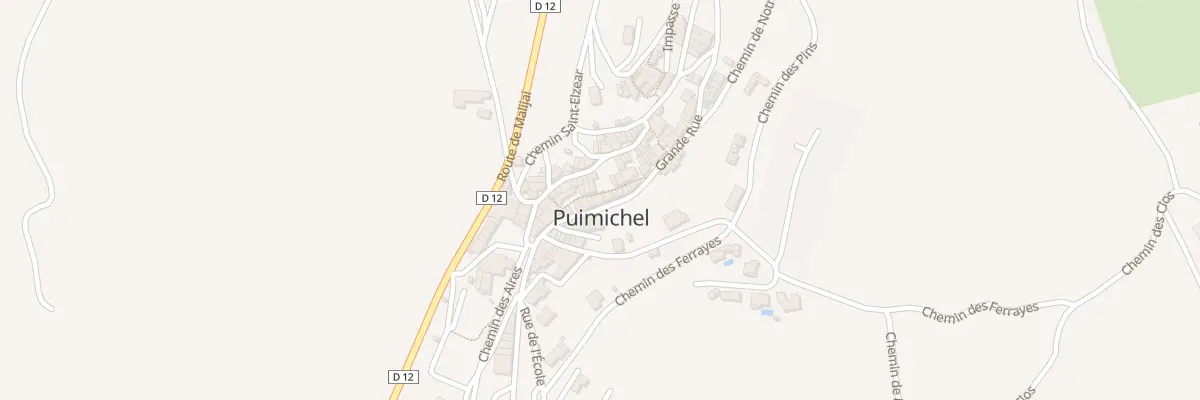 Plan du 5086 Le Village à Puimichel