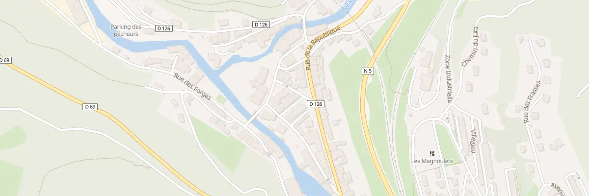 Plan du 2 Rue Traversière à Hauts de Bienne