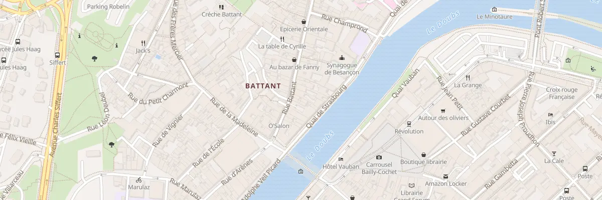 Plan du 16 Rue Battant à Devecey