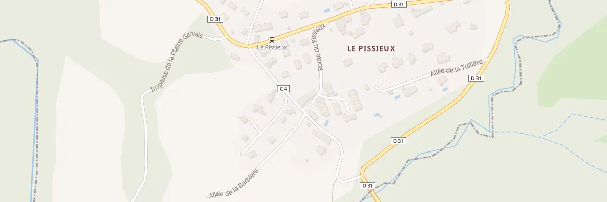 Plan du 148 Rte du Pissieux à Saint-Sylvestre