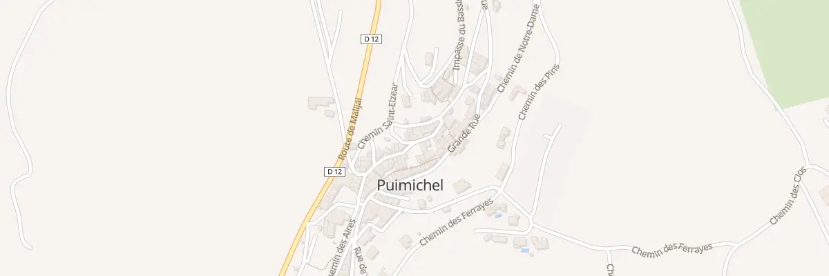 Plan du 7020 Le Village à Puimichel