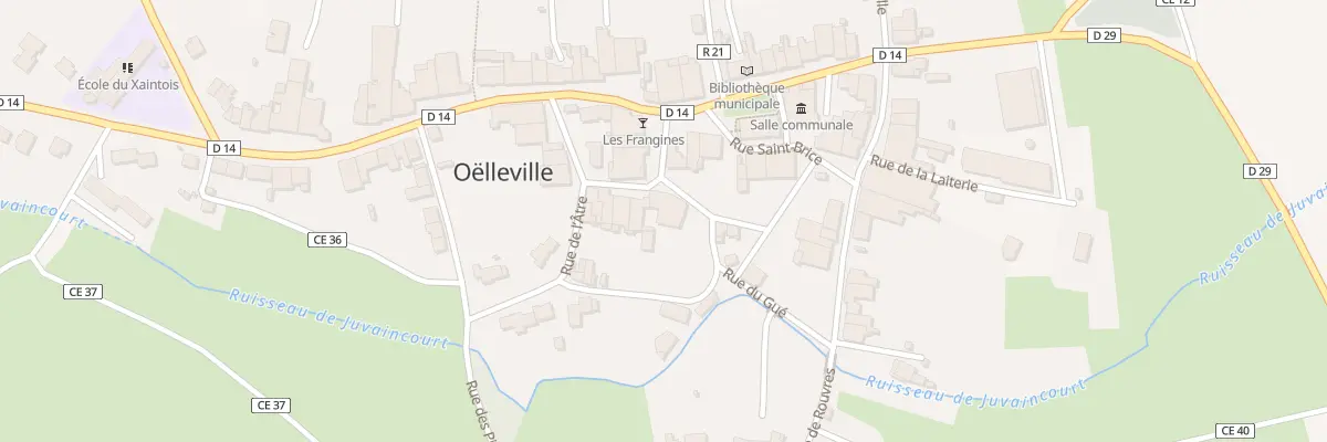 Plan du 50 Rue du Gué à Oëlleville