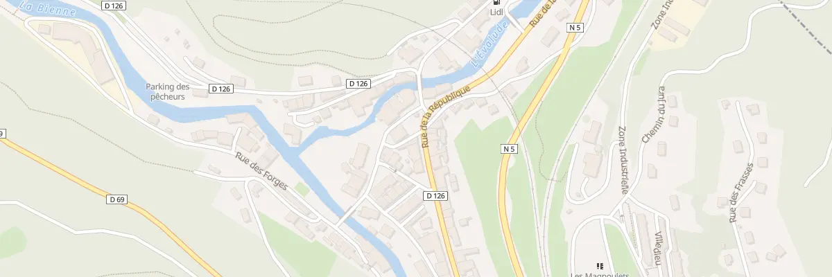 Plan du 4 Rue de la République à Hauts de Bienne