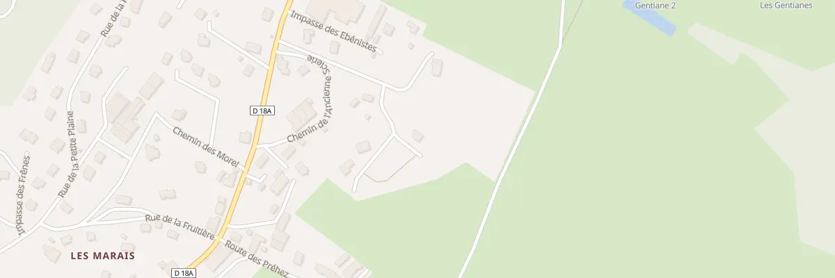 Plan du 25 Rue de la Sablière à Morbier