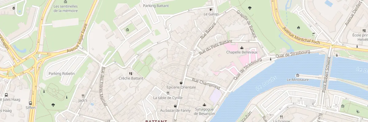 Plan du 67C Rue Battant à Besançon