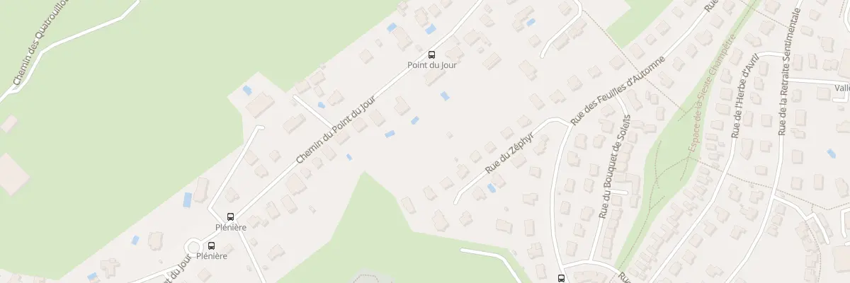 Plan du 48 Che du Point du Jour à Besançon