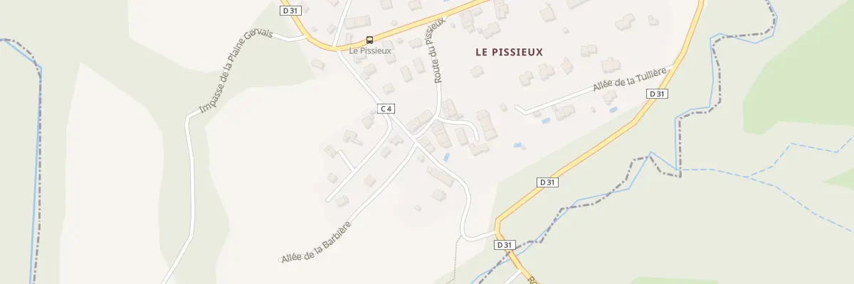 Plan du 145 Rte du Pissieux à Saint-Sylvestre