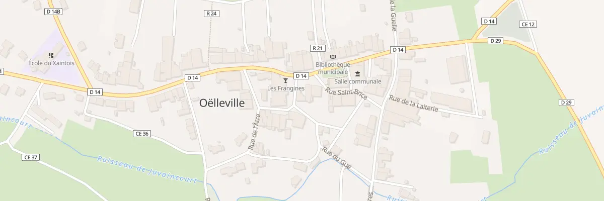 Plan du 27 Rue du Gué à Oëlleville