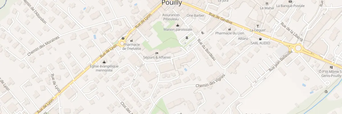 Plan du 133 Rue Blaise Pascal à Saint-Genis-Pouilly