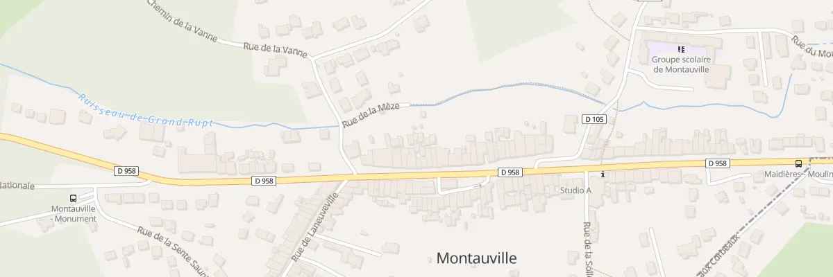Plan du 101 Rue Nationale à Montauville