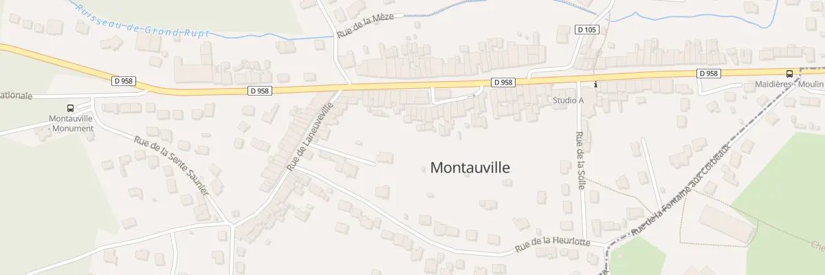 Plan du 2 Rue de la Mairie à Montauville