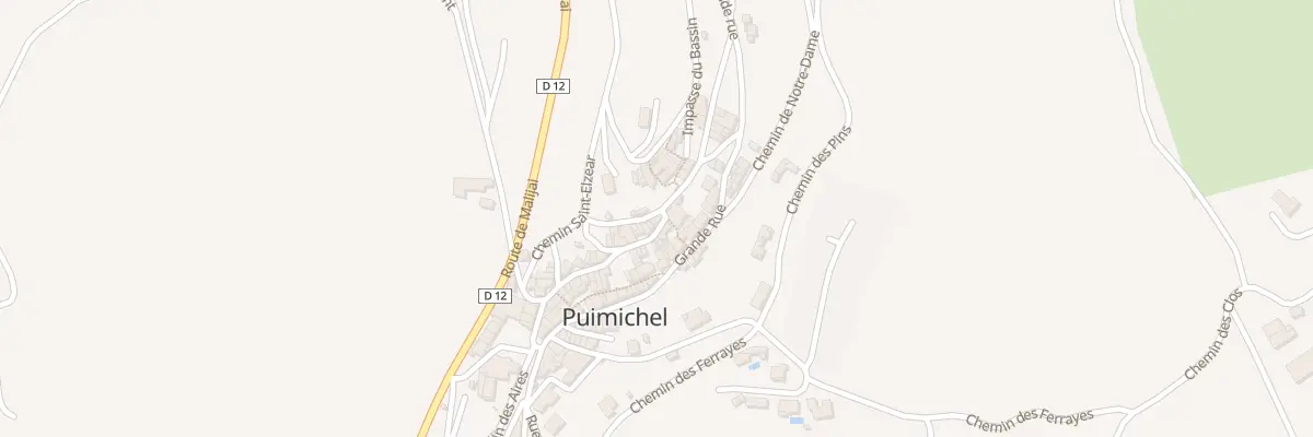 Plan du 7054 Le Village à Puimichel
