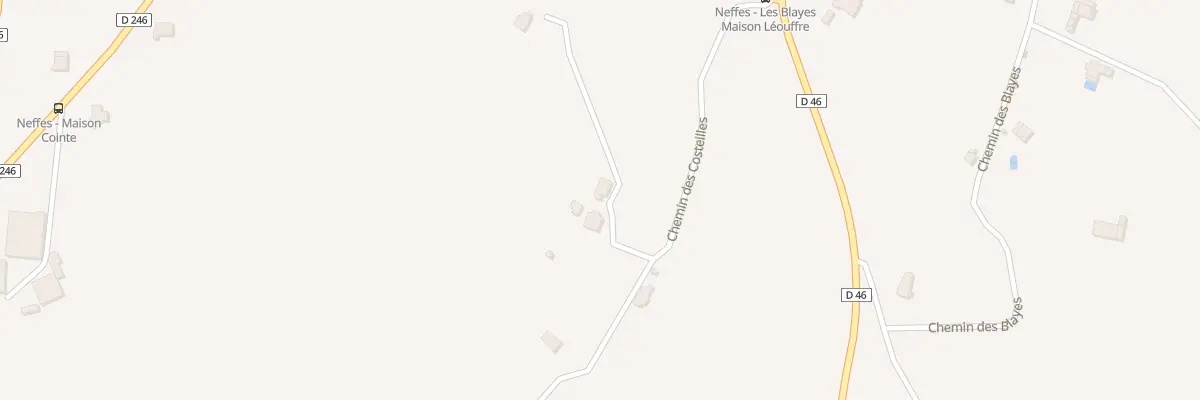 Plan du 26 Che des Costeilles à Neffes