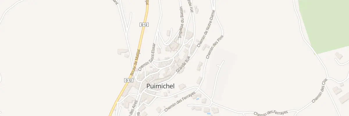 Plan du 5117 Rue de l’Auro à Puimichel