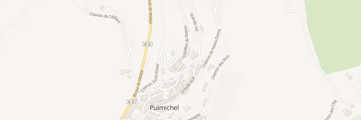 Plan du 5130 Le Village à Puimichel
