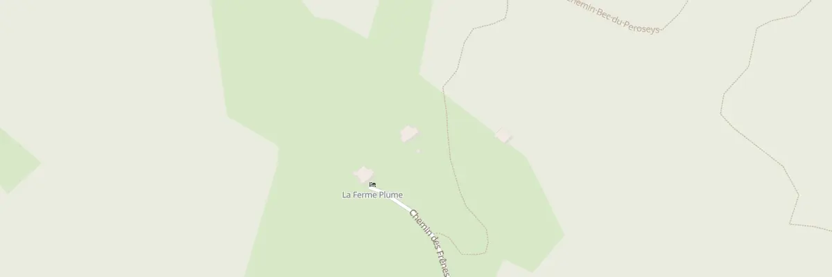 Plan du 1100 Che Bec du Peroseys à Prémanon