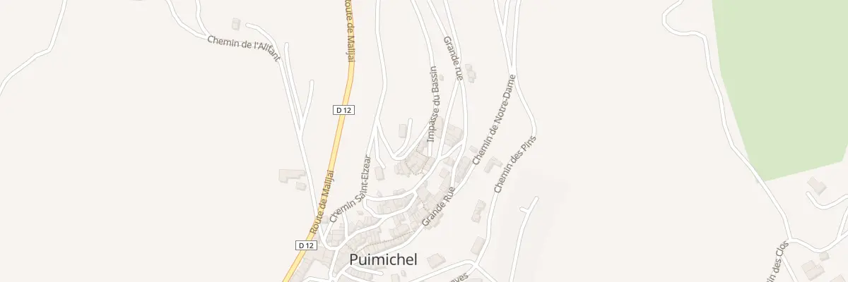 Plan du 5129 Le Village à Puimichel