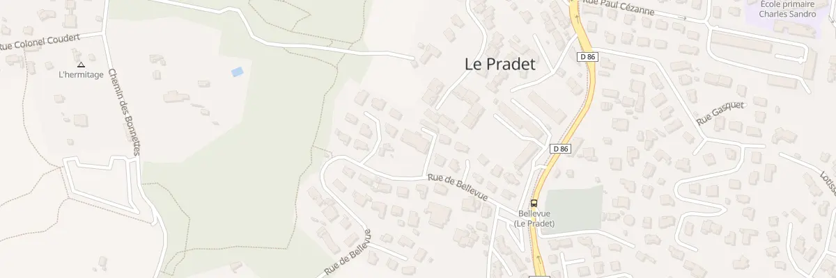 Plan du 130 Rue de Bellevue au Pradet