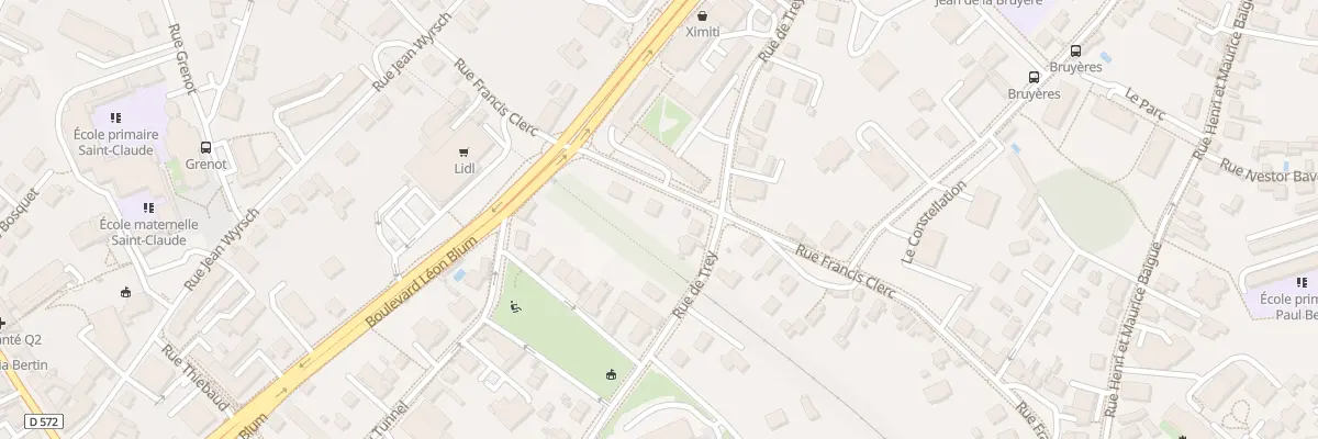 Plan du 27 Rue Francis Clerc à Besançon