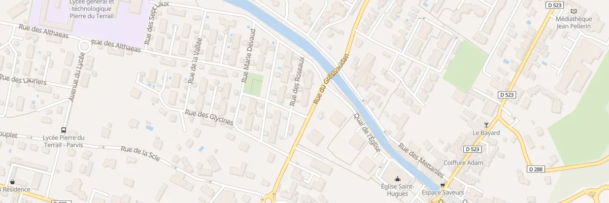 Plan du 70 Rue des Roseaux à Pontcharra