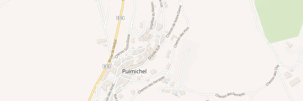 Plan du 5103 Le Village à Puimichel
