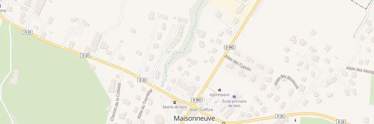 Plan du 77 Rte de Viry à Vers