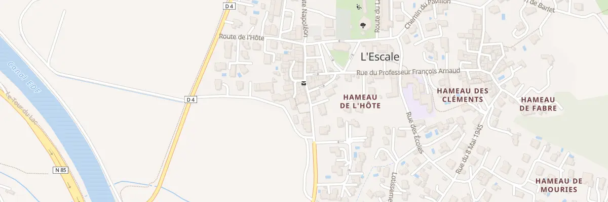 Plan du 5163 Hameau de l’Hôte à L’Escale